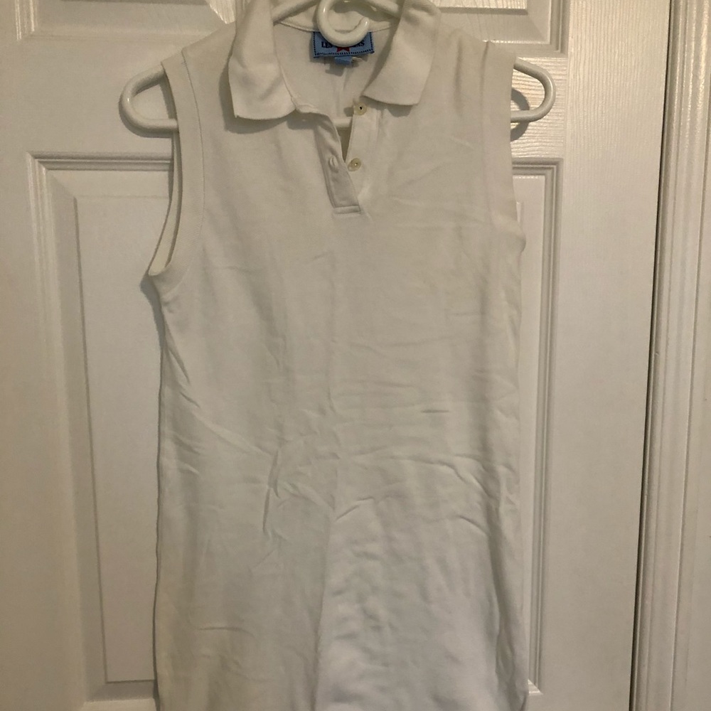 Vintage white polo style dress